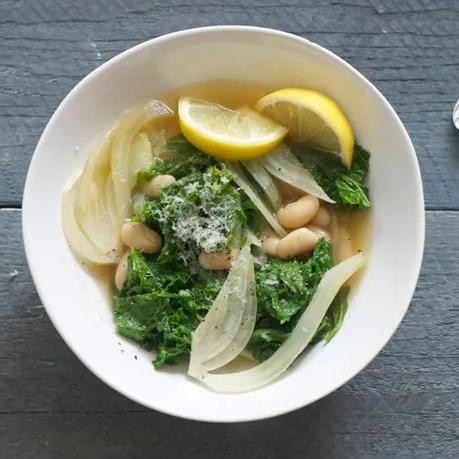 Mustard Greens and White Bean Soup