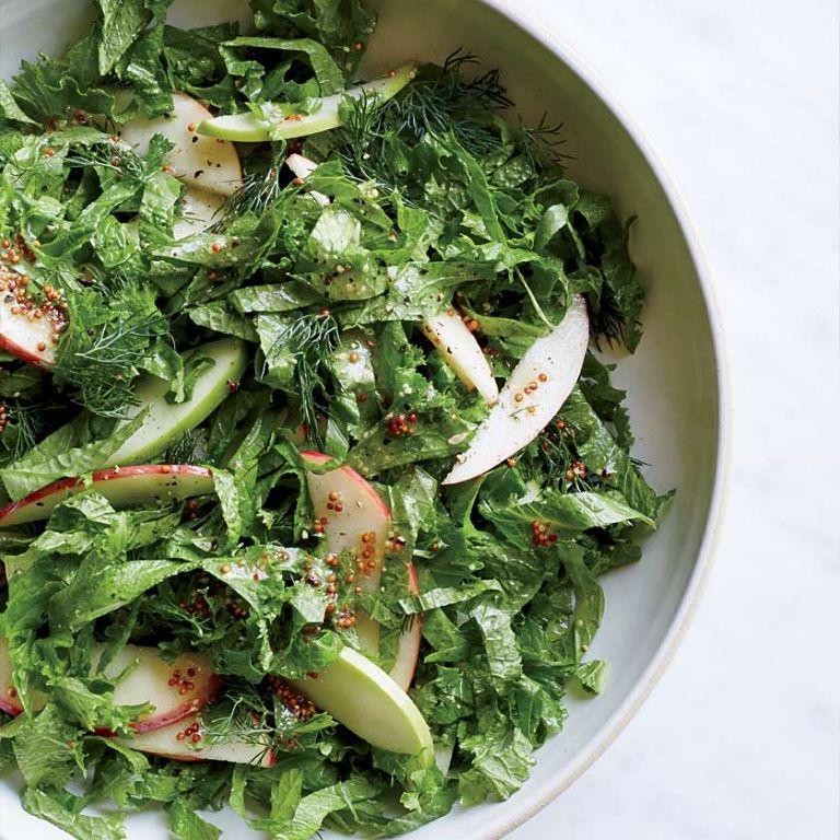 Mustard Greens with Apple Cider Vinegar