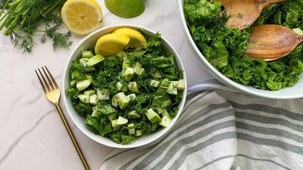 Mustard Greens with Lemon and Olive Oil