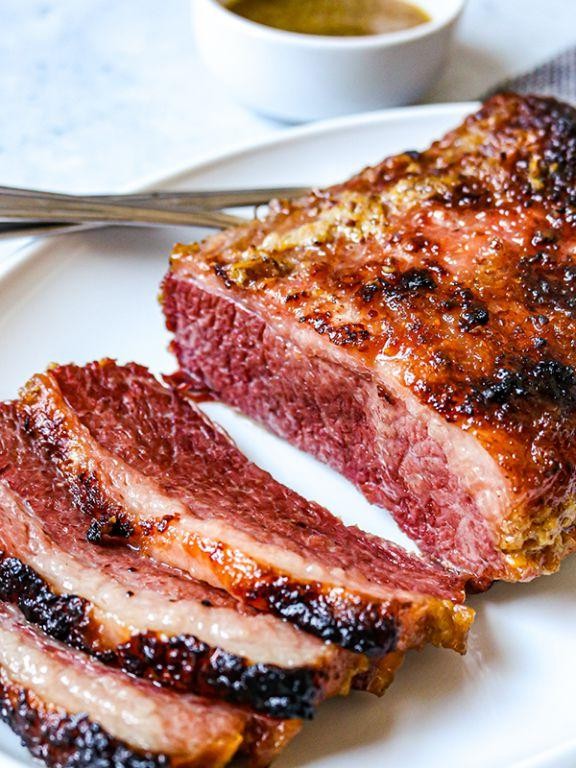 Mustard and Brown Sugar Glazed Roast Beef