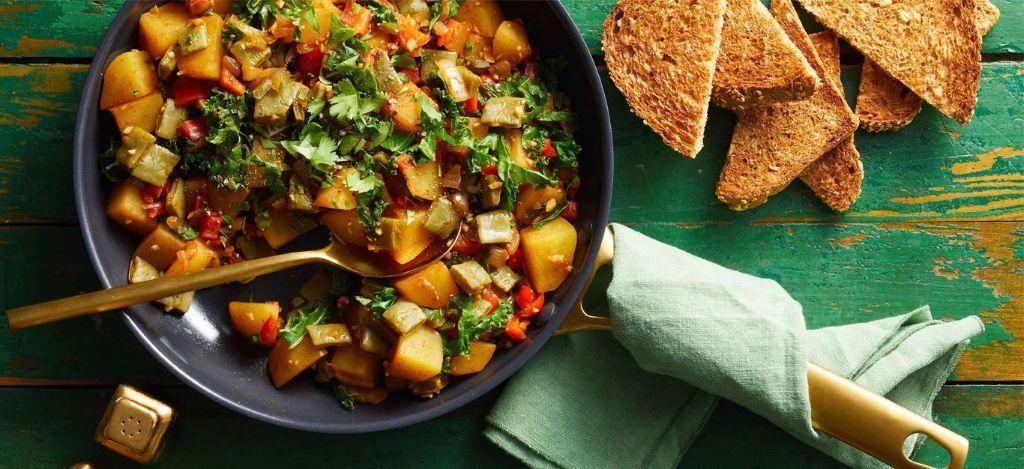 Nopales and Potato Hash