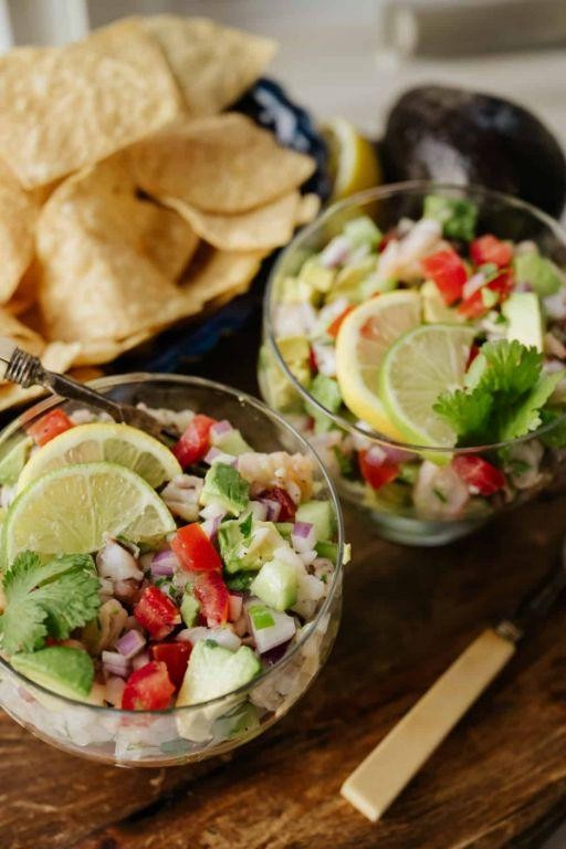 Nopales and Shrimp Ceviche