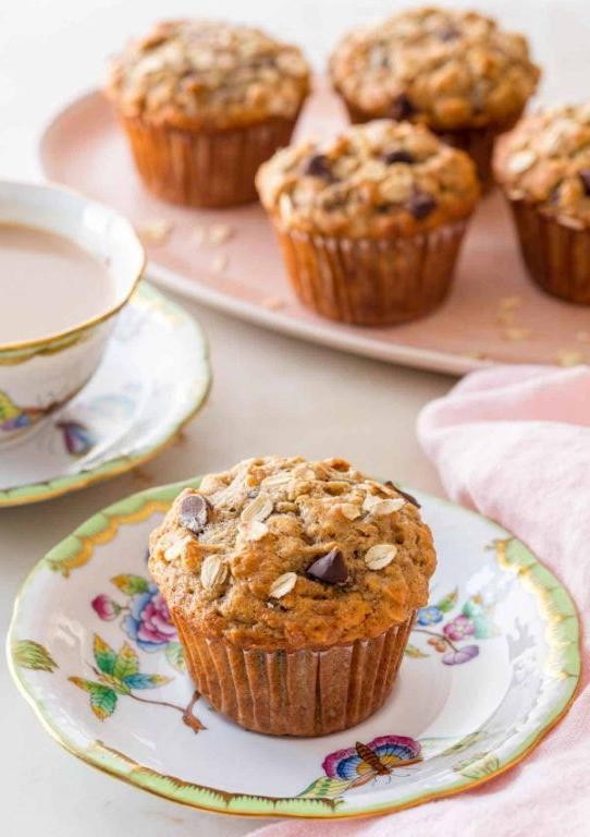 Oatmeal Banana Muffins