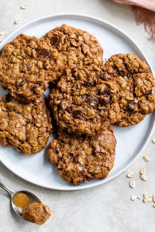 Oatmeal Raisin Cookies with Almond Butter