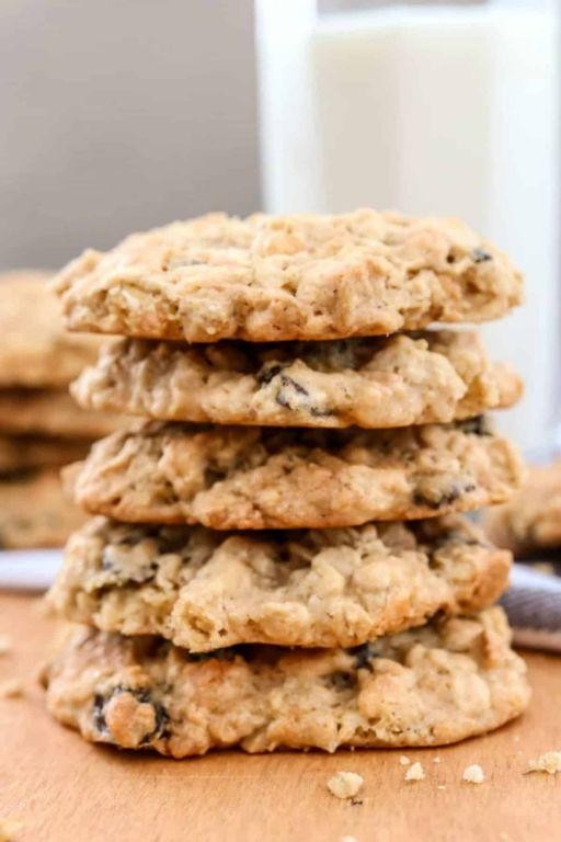 Oatmeal Raisin Cookies with Coconut
