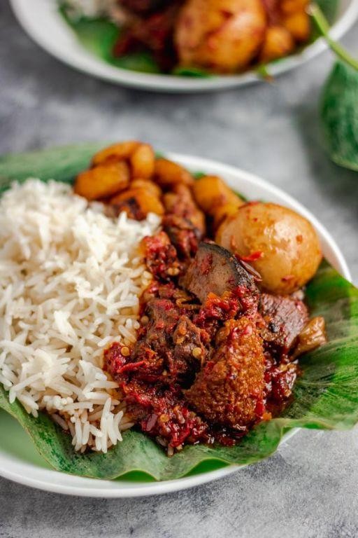Ofada Rice and Stew