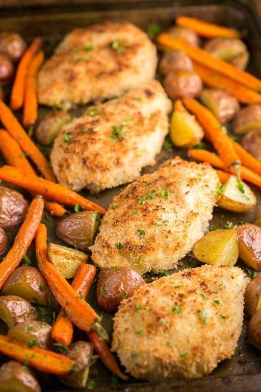 One Pan Chicken Breasts with Vegetables