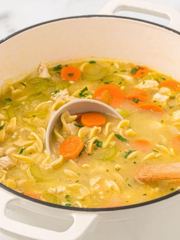 One Pot Chicken Noodle Soup