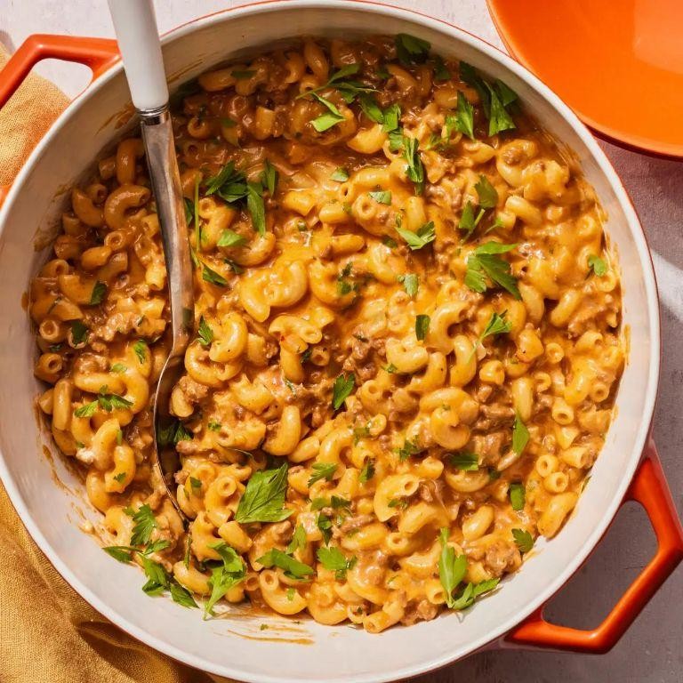 One-Pot Macaroni and Beef