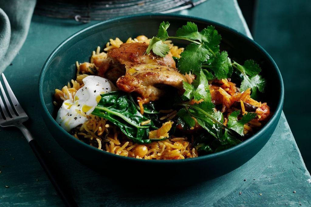 One-Pot Moroccan Chicken and Rice