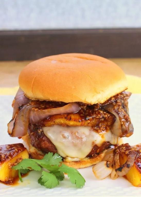 Ono Burger with Teriyaki Glaze