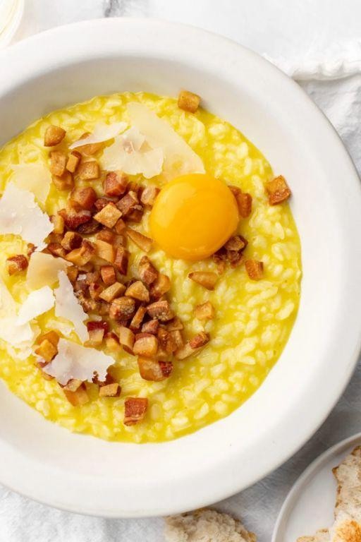 Opulent Egg Yolk Risotto