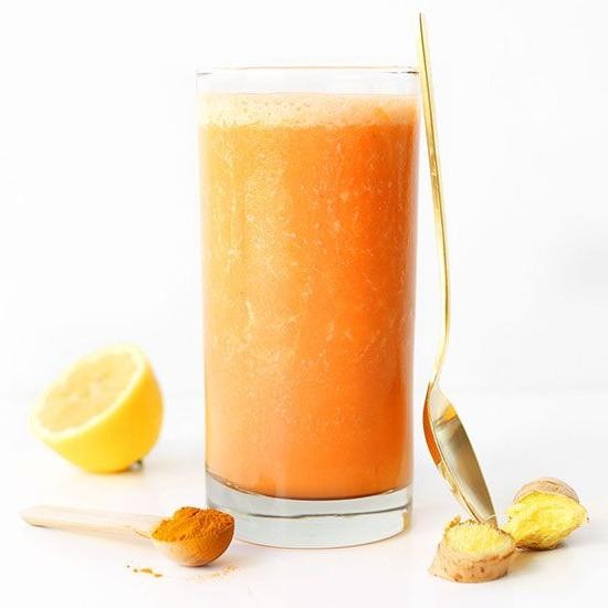 Orange Carrot Turmeric Smoothie