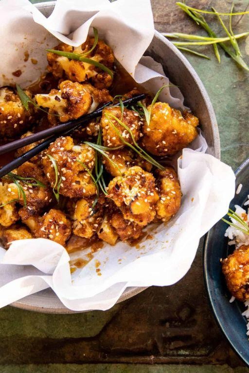 Orange Cauliflower Stir Fry