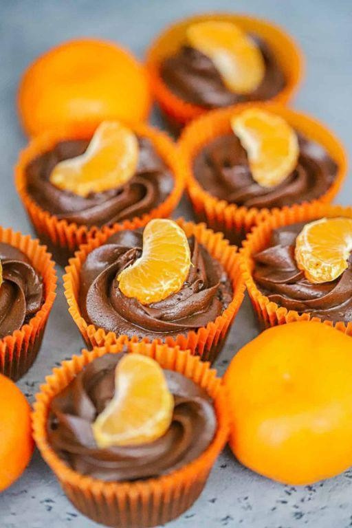 Orange Chocolate Mini Brownie Bites