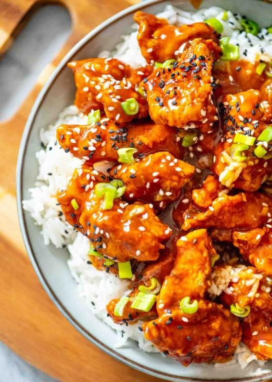 Orange Ginger Pressure Cooker Fried Chicken