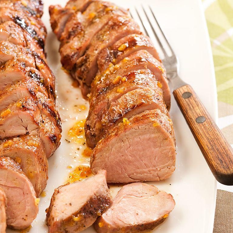 Orange Glazed Pork Medallions