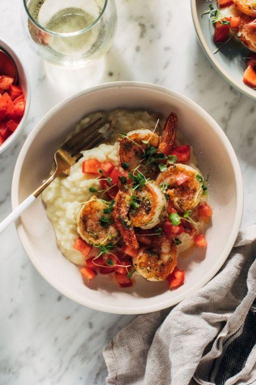 Orange Roughy with Pesto and Cherry Tomatoes