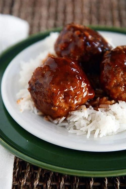 Oven Baked Meatballs with Sweet and Sour Sauce
