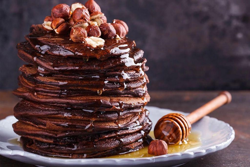 Paleo Chocolate Pancakes