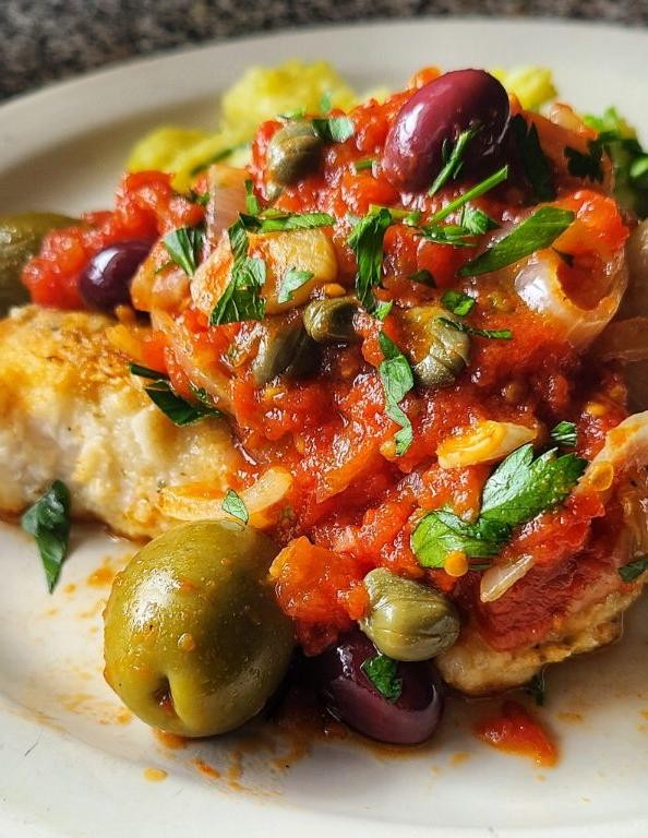 Pan-Seared Dover Sole with Capers and Tomatoes