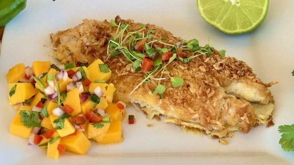 Pan-Seared Orange Roughy with Mango Salsa