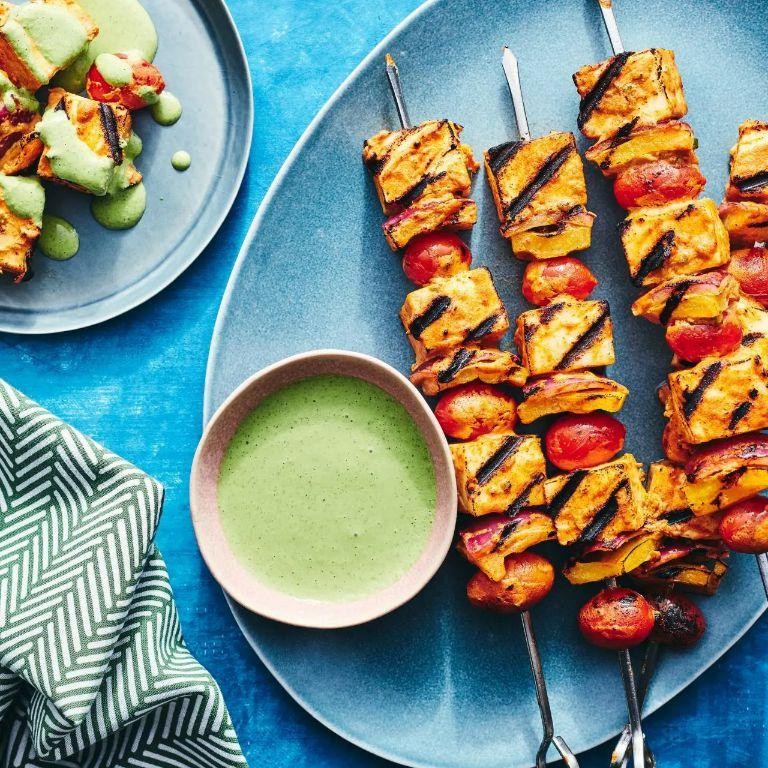 Paneer Tikka Skewers