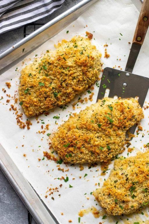 Parmesan Crusted Chicken Breasts