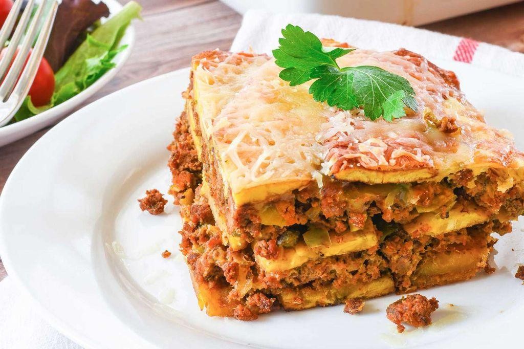 Pastelon de Platano Maduro (Sweet Plantain Lasagna)