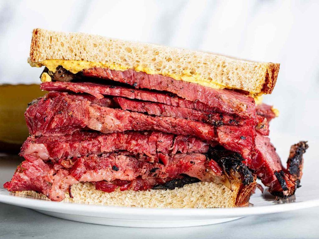 Pastrami on Rye with Spicy Mustard