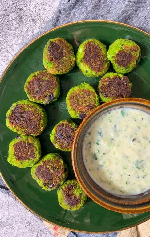 Pea and Mint Vegetarian Meatballs