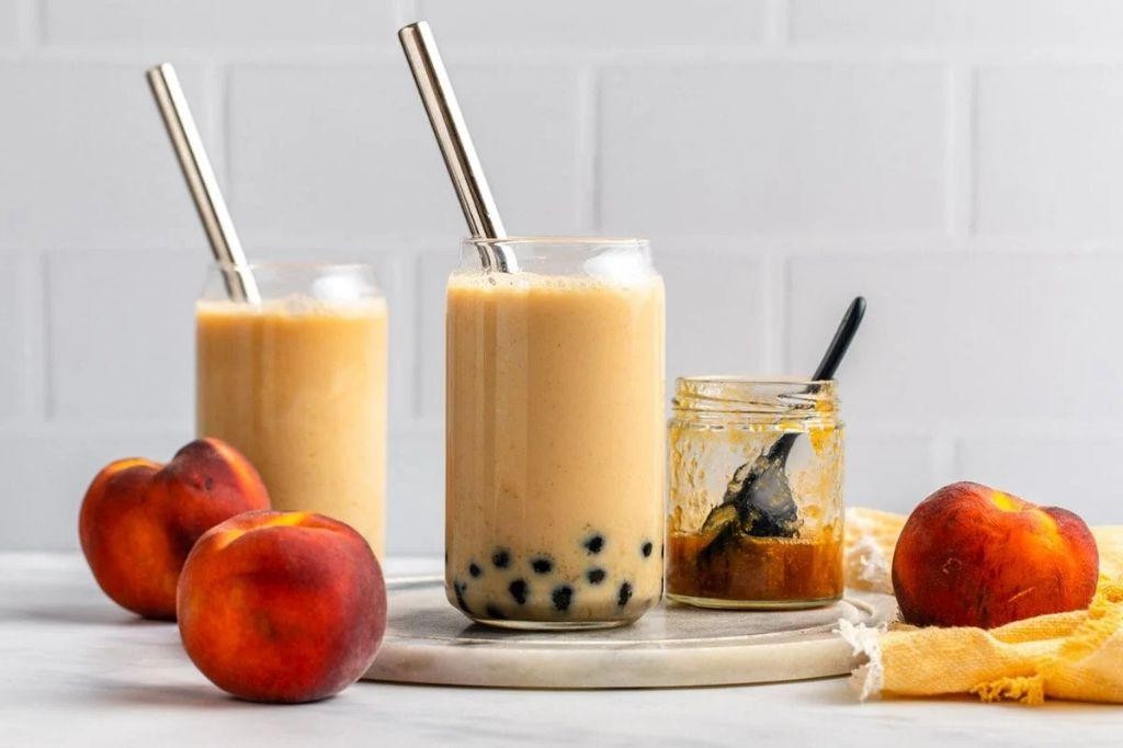 Peach Almond Milk Tea