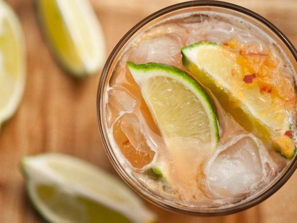 Peach Caipirinha