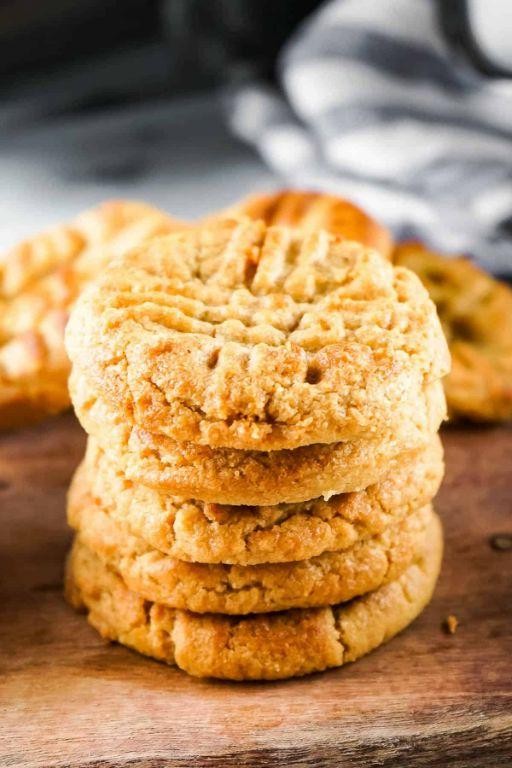 Peanut Butter Air Fryer Cookies