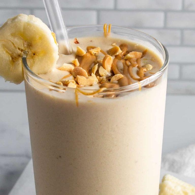 Peanut Butter and Banana Protein Shake