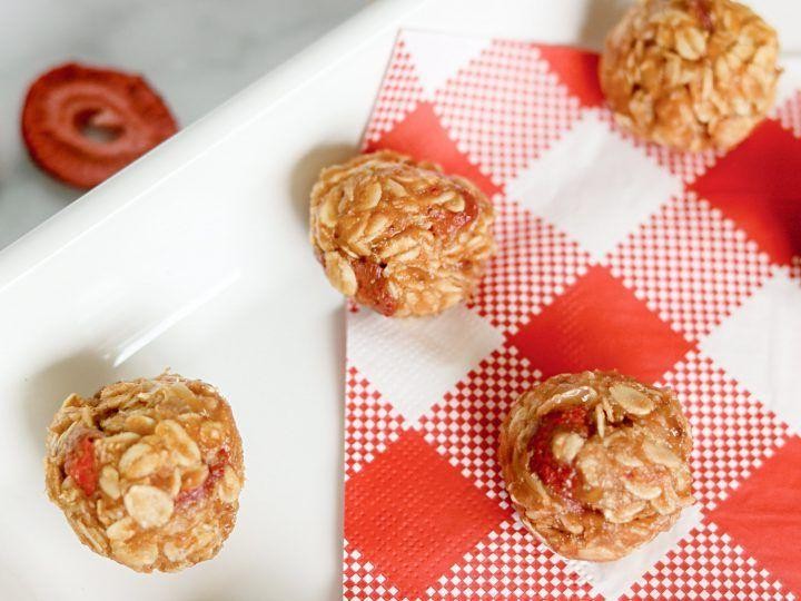 Peanut Butter and Jelly Lactation Bites