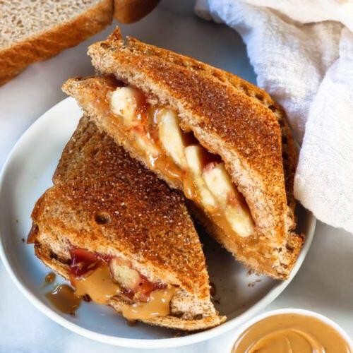 Peanut Butter and Jelly Sparkling Sandwich