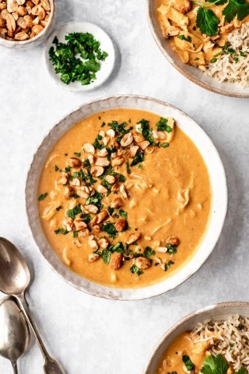 Peanut Butter and Pumpkin High Protein Soup
