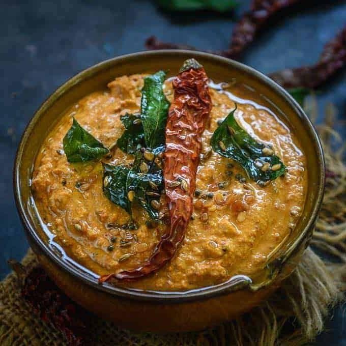 Peanut Chutney for Dosa