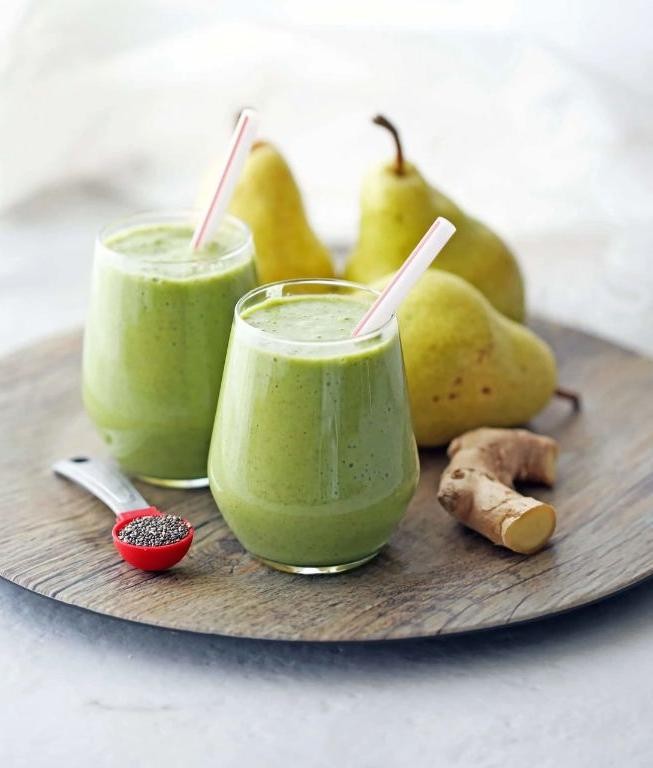 Pear and Ginger Green Smoothie
