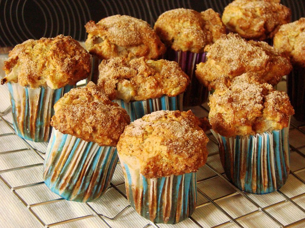 Pear and Walnut Muffins
