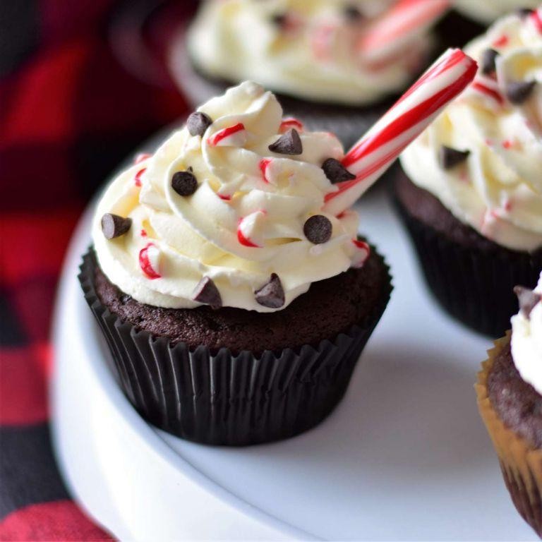 Peppermint Mocha Cupcakes
