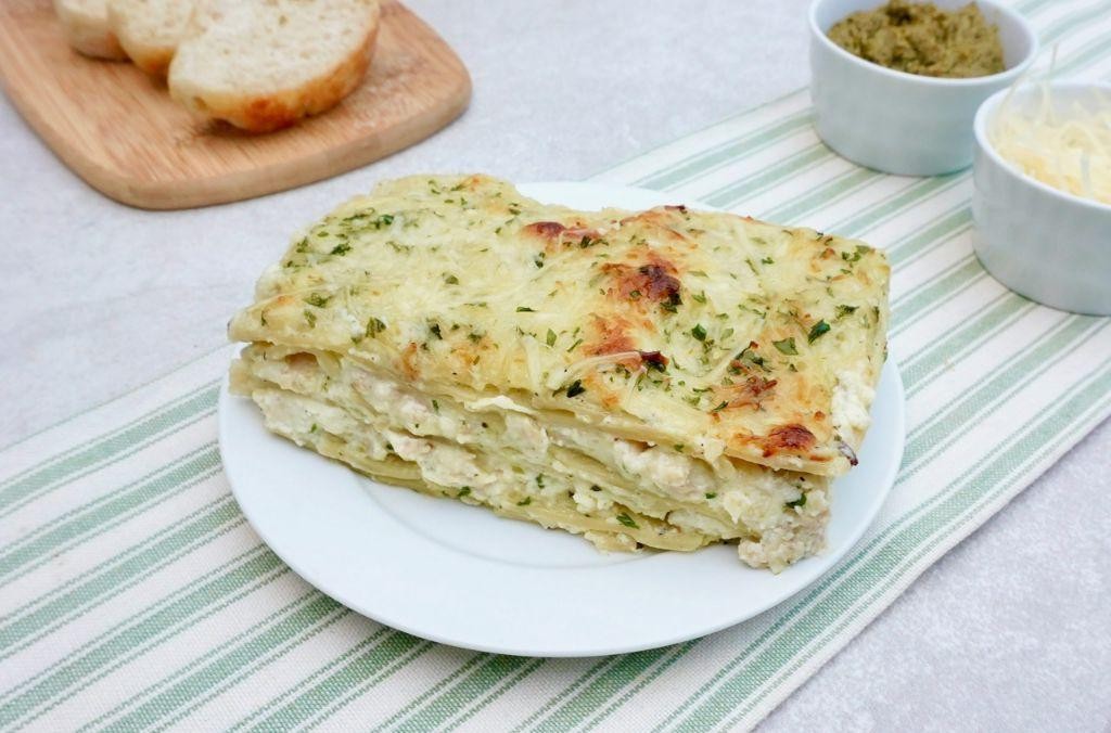 Pesto Chicken Lasagna