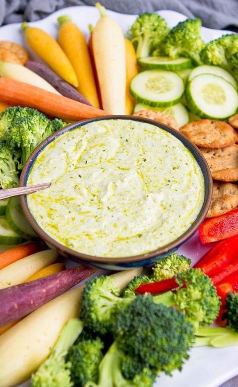 Pesto Veggie Dip