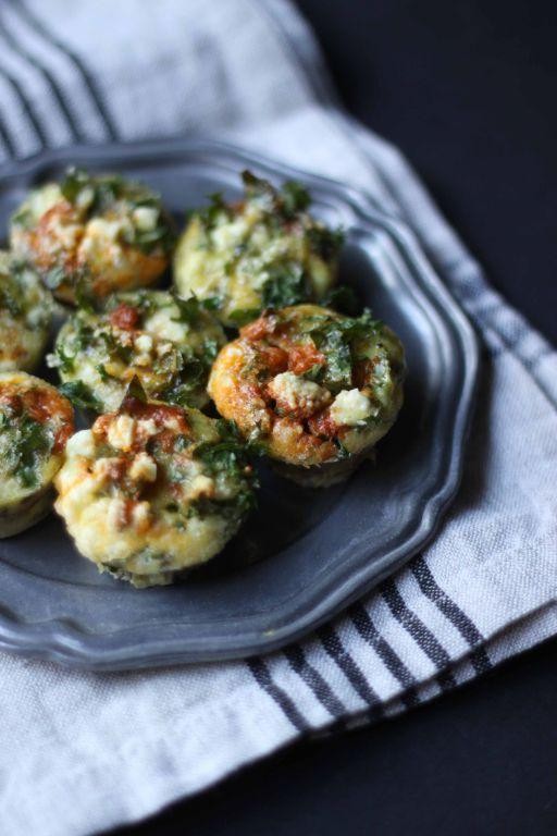 Pesto and Sun-Dried Tomato Egg Muffins