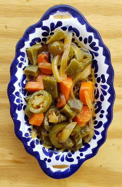 Pickled Nopales with Jalapenos