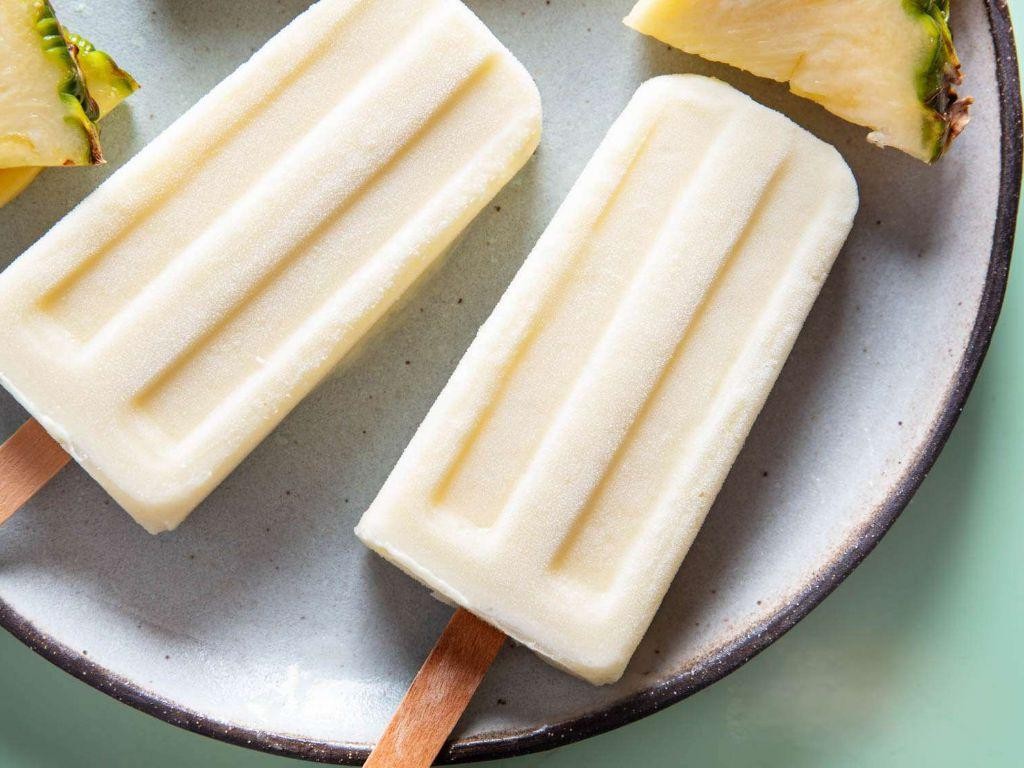 Pina Colada Popsicles