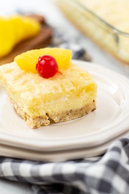 Pineapple Cheese Cake Bars
