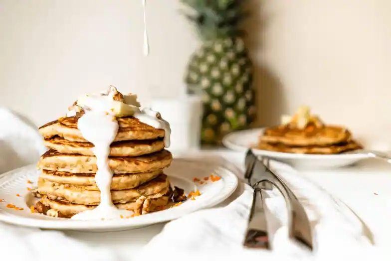 Pineapple Cheese Cake Pancakes