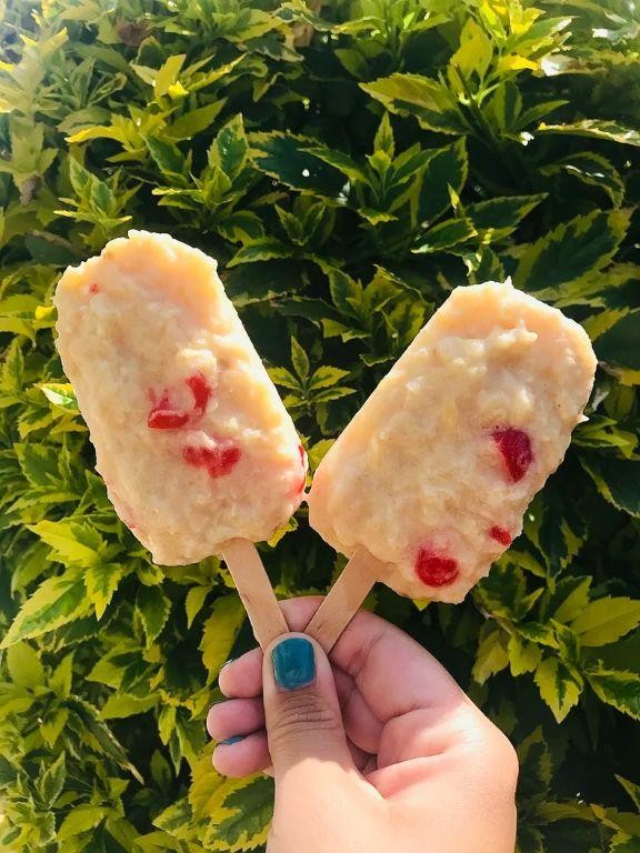 Pineapple Cheese Cake Popsicles
